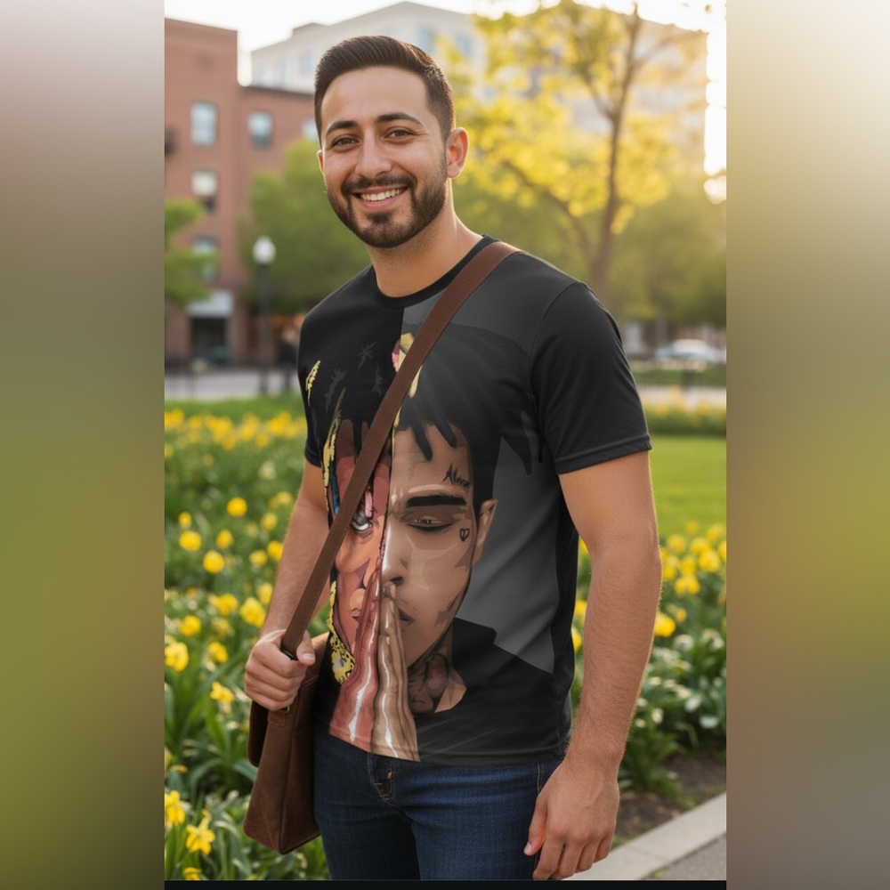 Graphic Black T-Shirt for Men